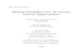 Hybrid Amplifiers for AC Power Source Applications...Hybrid Amplifiers for AC Power Source Applications A dissertation submitted to the ETH ZURICH for the degree of DOCTOR OF SCIENCES