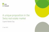 A unique proposition in the Swiss real estate market · 21/04/2020  · The property valuations are based on reports of Ina Invest Holdings' valuation expert Wüest Partner as of