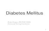 Diabetes Mellitus...•Exercising when medication is @ peak effect •Exercising when [blood glucose] is very high •Watch for Symptoms of hypoglycemia (restoring of body balance