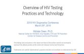 Overview of HIV Testing Practices and Technologyhivtestingconference.org/wp-content/uploads/2019/04/Primer-2_Michele-Owen.pdfMichele Owen, Ph.D. National Center for HIV/AIDS, Viral