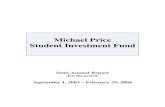 Michael Price Student Investment Fundpages.stern.nyu.edu/~sternfin/MPSIF/docs/reports/... · MPS Co-Portfolio Manager - Adrienne E. Colby MPF Portfolio Manager - Rohit Kumar, CFA