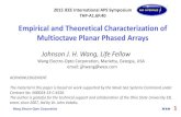 Empirical and Theoretical Characterization of Multioctave ... · 2015 IEEE International APS Symposium THP-A1.6P.40 Empirical and Theoretical Characterization of Multioctave Planar