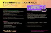 Techknow SellSheet OverDriveGeneric 051018 v5€¦ · Techknow OverDrive Drive-Thru Timer System and Analytics Wired & Wireless • Return on investment of six months or less •