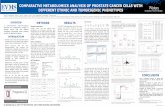 COMPARAITVE METABOLOMICS ANALYSIS OF PROSTATE …...Prostate cancer is the most prevalent cancer amongst men and the second most common cause of cancer related-deaths in the USA. African