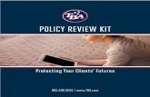 POLICY REVIEW KIT - TBA · Integrated Marketing, affiliated insurance companies and their reinsurers. The records may be transmitted via U.S. regular mail, various overnight mail