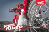 Join the New - Honda Motorcycles Canada > Your Ride is Ready€¦ · providing the details and incentives of your new rider support program! 2. Limited Edition 2015 Red Rider Sticker