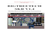 BIGTREETECH SKR V1 - Roboter-Bausatz.de · Shenzhen Big Tree Technology CO.,LTD . BIG TREE TECH Ⅰ.Product Introduction BIGTREETECH SKR V1.4 motherboard is a 32-bit 3D printer motherboard