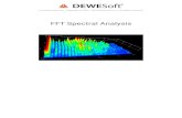 FFT Spectral Analysis · Fast Fourier transform is a mathematical method for transforming a function of time into a function of frequency. It is described as transforming from the