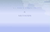 CLASSES, OBJECTS & METHODS · JAVA allows objects to initialize themselves when they are created CONSTRUCTOR PROPERTIES:- • Initializes an object immediately upon creation. •