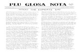 Plu Glosa Nota, numera 41 · Title: Plu Glosa Nota, numera 41 Author: Wendy Ashby Subject: Glosa, an international auxiliary language Created Date: 10/17/2013 10:42:55 AM