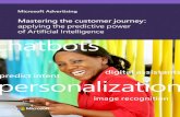 of Artificial Intelligence chatbots · applying the predictive power of Artificial Intelligence Microsoft Advertising personalization ... AI handles tasks such as decision making,
