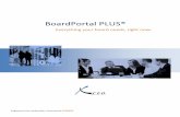 BoardPortal PLUS® Inc... · Calendar includes search capabilities based on day, week, month or year. Board books are linked to each meeting in the calendar. Meeting details will