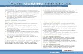 AONE GuidinG PriNciPlEs · Care is moving from patient-centered to patient-driven. Transforming Care at the Bedside (TCAB) principles are applied in process and service improvement