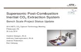 Supersonic Post-Combustion Inertial CO Extraction System · Particle size diagnostic has been demonstrated and calibrated ... • A preliminary Techno-economic assessment by WorleyParsons