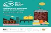 Souvenir poster and trail map - Cadishead Primary...Don’t miss any of the Bees - track your trail! 101 big Bee sculptures are also part of Bee in the City. Pick up a Trail Map or