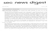 sec news digest · 2008. 5. 28. · sec news digest Issue 93-140 July 22, 1993 ADMI:NI STRAT.IVE