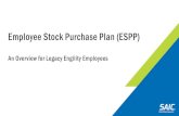 Employee Stock Purchase Plan (ESPP)...• 5% discount taxed like ordinary income: Income tax, Social Security and Medicare taxes are withheld through payroll at purchase. • Stock