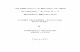 THE UNIVERSITY OF BRITISH COLUMBIA DEPARTMENT OF ... · Department of Statistics, The University of British Columbia Vancouver, B.C., Canada Abstract This paper presents a non-parametric