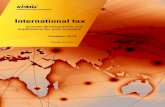 International tax. Current developments and implications ... · 8 Transfer Pricing – Intangibles 1 Transfer Pricing – Intangibles 2 9 Transfer Pricing – Risks and Capital 10