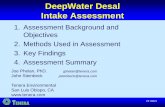 DeepWater Desal Intake Assessment€¦ · The early stages of fishes in the California Current region. 1. Assessment Background and Objectives 2/19 . In a Nutshell 1. Assessment Background