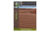 www. Protechwood.com info@protechwoodimgusr.tradekey.com/images/uploadedimages/brochures/2/1/... · 2013. 8. 21. · WPC Decking ProTechWood WP Decking is a proprietary mixture of