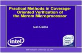 Practical Methods in Coverage- Oriented Verification of ... · IBM Verification conference, Oct 2006 Coverage-Driven Verification (CDV) Coverage is the primary driver of verification