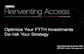 Optimize Your FTTH Investments De-risk Your Strategyadtran.com/pub/Library/Presentations/Fierce FTTP... · Optimize Your FTTH Investments ... Speed –Marketing creating demand for