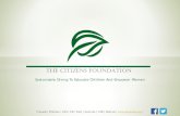 THE CITIZENS FOUNDATION - TCF Canada...Started With 5 Volunteer-Run Schools in 1995: Grown To 1,202 Schools in 107 Towns and Cities Over 173,000 Students Nationwide : Aged Between