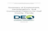 Summary of Employment, Demographics, and Commuting …lmsresources.labormarketinfo.com/library/labor_shed/gulf.pdf · 2019. 11. 8. · Labor shed studies can draw comparisons between