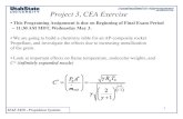 Project 3, CEA Exercise - Webmae-nas.eng.usu.edu/.../section7/project3_2019.pdfMAE 5450 - Propulsion Systems Project 3, CEA Exercise • This Programing Assignment is due on Beginning