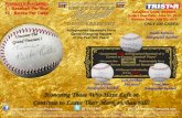 12 - Boxes Per Case Case Item Code: I0028895 Orders Due Date: … Tristar HT - Game Cha… · Bryce Harper Autographed Baseball to complete your 2012 Rookie of the Year Collection!