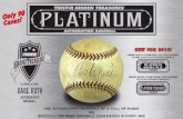 Only 90 Cases! - GTS Distribution Tristar HT Autographe… · BONUS 2nd AUTOGRAPHED BASEBALL! The player who signed the baseball in your box will have an exciting connection to the