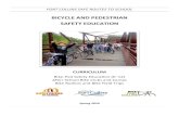 BICYCLE AND PEDESTRIAN SAFETY EDUCATION provide instructors who deliver education and encouragement