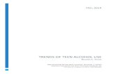 Trends of Teen Alcohol Use - Prevention Resource Center ... · FALL 2014 . FALL 2014 TRENDS OF TEEN ALCOHOL USE PREVENTION RESOURCE CENTER, REGION 1 TEXAS 1 ... 3 U.S. Department