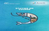 STAYING ON COURSE - Avanti Feedsavantifeeds.com/AnnualReports/Avanti_Feeds_Ltd... · shrimp exporting countries. Moreover, prolonged summer this year resulted in occurrence of diseases