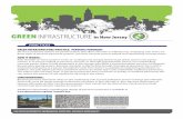 EE N N N V I RO M O F N GREENINFRASTRUCTURE in New Jersey ... · three types of pervious pavement systems: pervious concrete, porous asphalt and interlocking concrete pavers. HOW