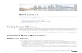 HSRP Version 2 · HSRP Version 2 • FindingFeatureInformation,page1 • InformationAboutHSRPVersion2,page1 • HowtoConfigureHSRPVersion2,page2 ...File Size: 1MBPage Count: 6