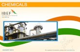Leading positionLeading position globally • Indian chemical industry stood as 3rd largest producer in Asia in 2011 in terms of volume High GDP share • The chemical industry in