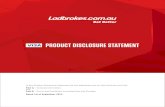 In this Product Disclosure Statement for the ladbrokes.com.au … · 2020. 5. 13. · Ladbrokes Digital Australia Pty Ltd ABN 25 151 956 768 (Ladbrokes) is an authorised representative