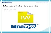 Manual de Usuario - IdeaSys de... · El presente manual describe cómo utilizar el sistema tanto con cuenta de usuario administrador como con cuenta de usuario para el cliente. Se