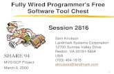 Fully Wired Programmer's Free Software Tool Chestnaspa.net/website/files/CD2/SHARE94_Fully_Wired.pdf · 2016. 2. 20. · Fully Wired Programmer's Free Software Tool Chest Sam Knutson