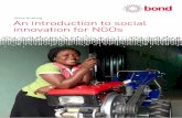 Issue briefing An introduction to social innovation for NGOs · 2017. 11. 14. · Social innovation is still an emerging practice and discipline for NGOs, so we are conscious that