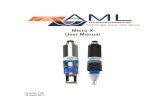 Micro X User Manual · User Manual for AML Oceanographic’s Micro X 2 General Description of the Instrument The AML Oceanographic X•Series instruments and Xchange™ sensors are