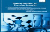 Ramco Solution for Chemical Industry · x Shelf Life x Quality Assurance x Multiple Units of Measure x Plant Maintenance ... from batch to batch, and where customers order product