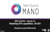 Modeling EPA capabilities: SR-IOV OSM Hackfest – Session 4osm-download.etsi.org/ftp/osm-6.0-six/8th-hackfest... · Pre-provisioning SR-IOV at OpenStack (once) 4 Typical steps for
