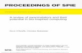 PROCEEDINGS OF SPIEdata.bettstetter.com/publications/okeeffe-2019... · story, the bio-inspired community has also mimicked the minimalism of Vicsek's and other models of swarming