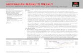Australian Markets Weekly - labour market outlook Australian Markets Weekly - labour market outlook