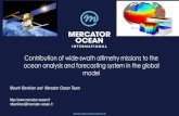 Contribution of wide-swath altimetry missions to the ocean ...godae-data/OP19/2.2.6-Mounir_Benkiran.pdfThe forthcoming altimeter missions based on radar interferometry to obtain wide-swath