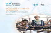 CHILDHOOD ALLERGIES IN AMERICA - Blue Health Intelligence€¦ · Childhood Allergies in America ( 8 ) CRSS SD T AT F ARCA RRT When examined by gender and age, distinct allergy diagnosis
