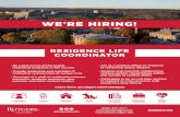 RL RLC BragSheet 3 F19 - Rutgers Student Affairs€¦ · we’re hiring! residence life coordinator diverse campus community competitive salary partner/family welcomed esa/pet friendly